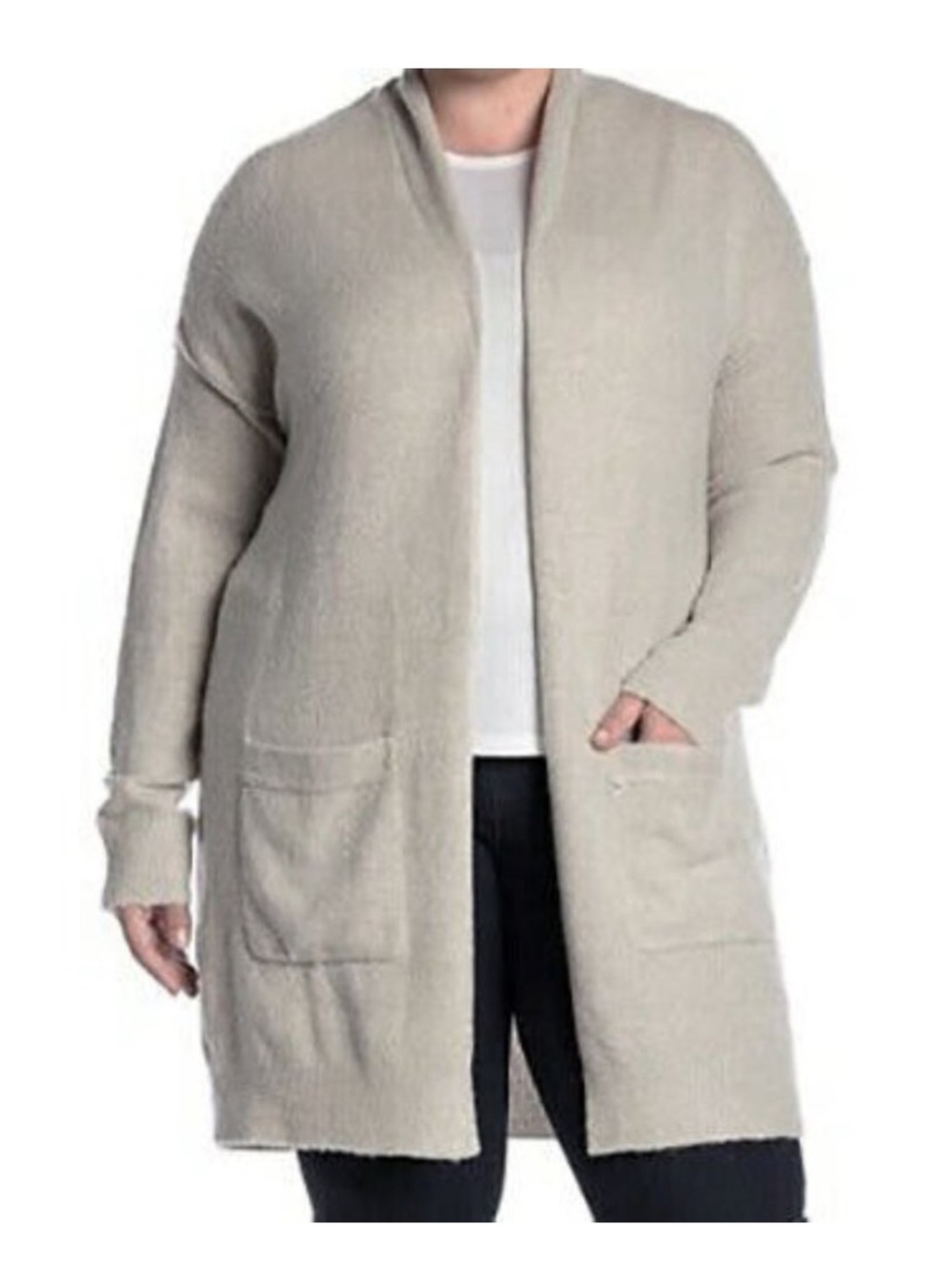 NWT RDI Light Gray Sweater Cardigan with pockets size XS
